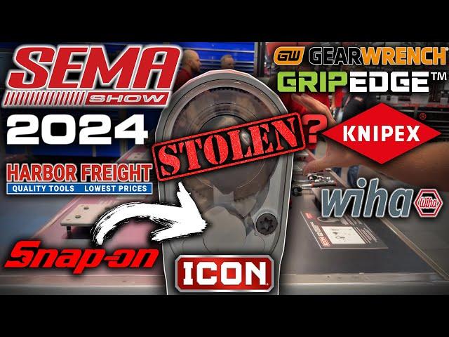 SEMA 2024 Day 1! ICON Steals Snap-on Ratchet Design?! New From Knipex, Gearwrench, GripEdge, & More!