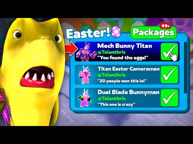 Unlocking EVERY NEW EASTER UNIT in Toilet Tower Defense!