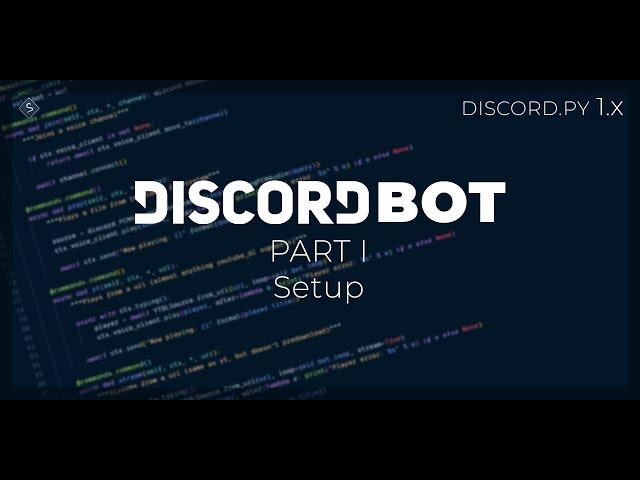 Discord bots with discord.py rewrite | Part 1 - Setup [SEE THE DESCRIPTION]