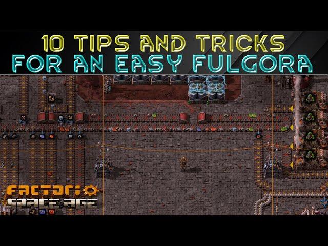 10 TIPS For An Easy FULGORA Time - Factorio Space Age Guide