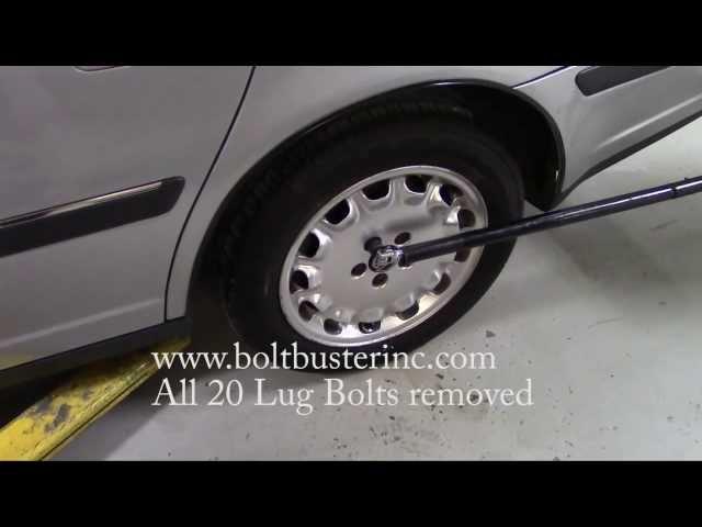 Volvo Seized Lug Bolt Removal with Heat Induction