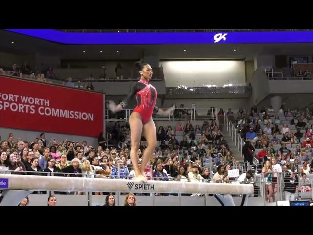 Sunisa Lee beam Xfinity U.S championships day 2