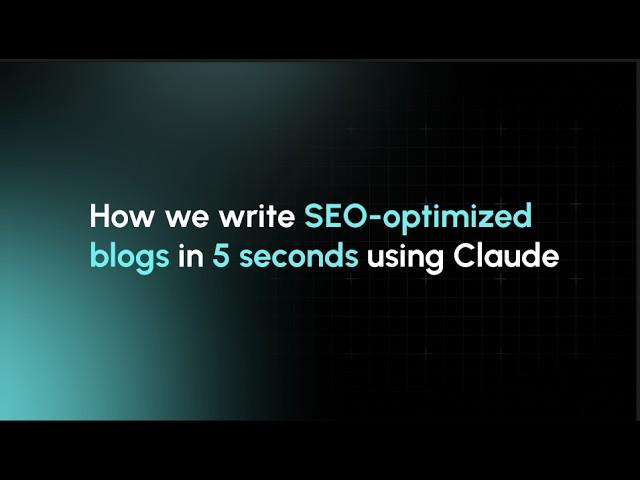 How to write humanized, SEO optimized blog posts using AI | Claude vs ChatGPT | For SMBs