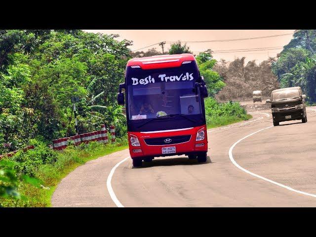 Hyundai Universe Express Nobel Bus 2019 Desh Travels Running Video