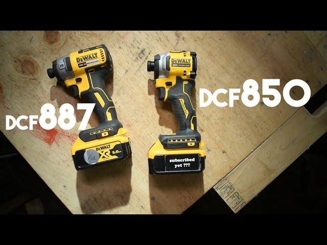 Dewalt DCF887 vs DCF850