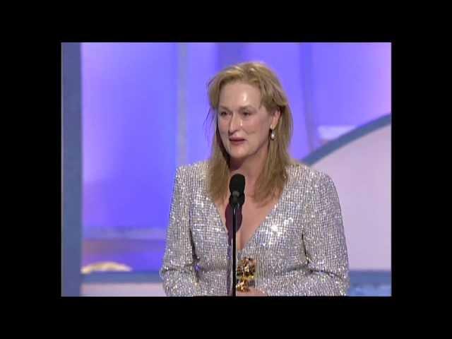 Meryl Streep Wins Best Supporting Actress Motion Picture - Golden Globes 2003