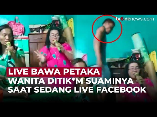 Viral! Suami Tik*m Istri Sedang Live di Facebook Hingga Meregang Nyawa | OneNews Update