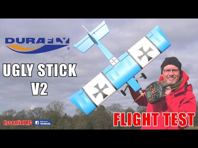 DURAFLY UGLY STICK V2 ! RETRO SPORT AEROBATIC RC AEROPLANE: ESSENTIAL RC FLIGHT TEST