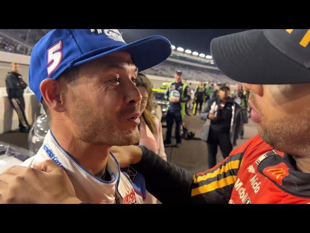 Bubba Wallace Grabs Kyle Larson to Apologize For Late Race Contact at Richmond