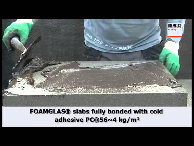 Утепление стен пеностеклом Foamglas с оштукатуриванием