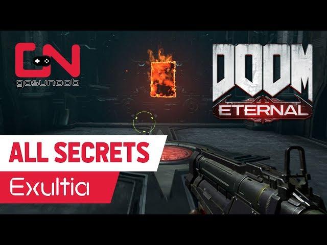 Doom Eternal ALL Secret Collectibles Locations Mission 2: Exultia - Full Walkthrogh