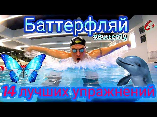 БАТТЕРФЛЯЙ, 14 ЛУЧШИХ УПРАЖНЕНИЙ #плавание #swimming #butterfly