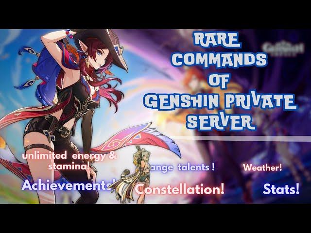 basic commands for genshin private server part 2