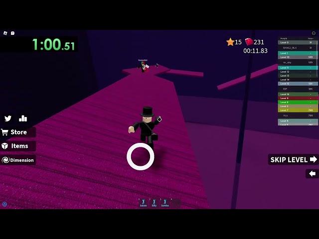 Roblox Speed Run 4 - 5 Levels - No skips - 2:10.19