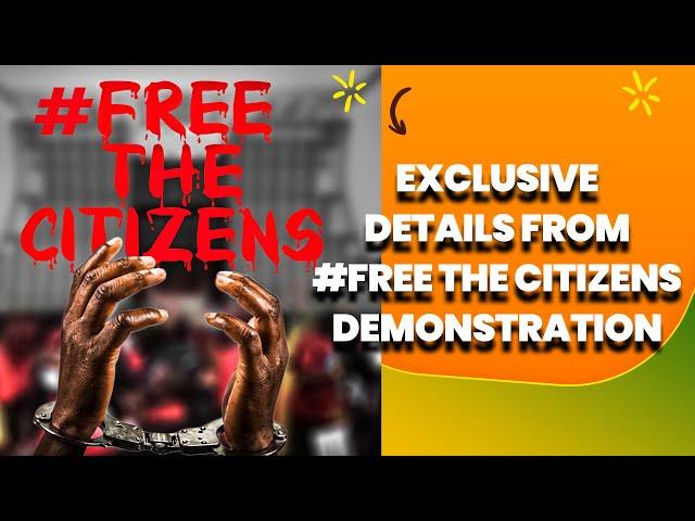 EXCLUSIVE DETAILS FROM #FREETHECITIZENS PROTEST IN GHANA…️‼️