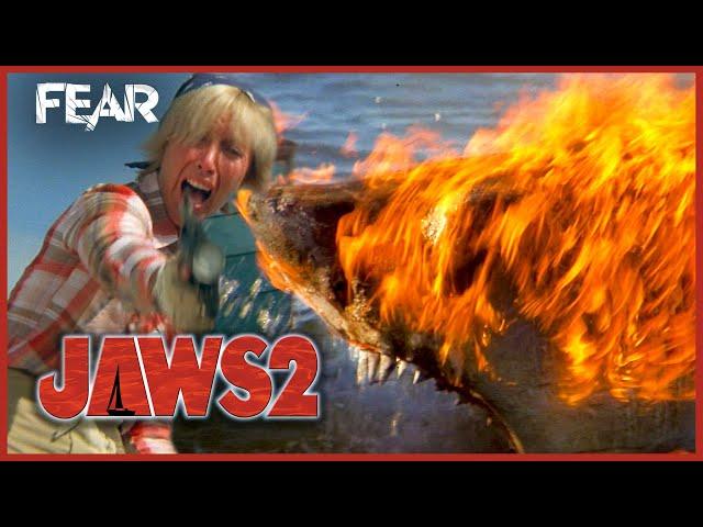 The Shark Is On Fire | Jaws 2 | Fear