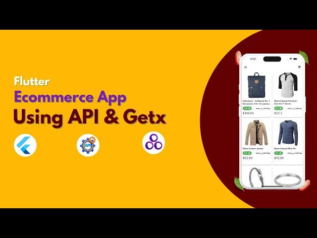 Ecommerce App Using API and GetX || Rest API integration With GetX Flutter