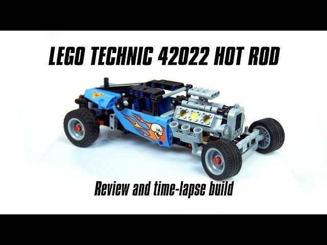 Lego Technic 42022 Hot Rod Build & Review