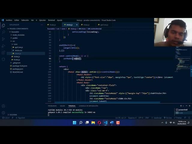 PRUEBA DE CONOCIMIENTO || Uso de tabla dinámica con REACT, Modal, búsqueda y exportar a Excel