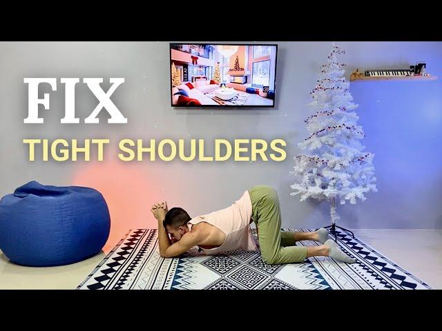 15 Min Beginner Yoga for Pain & Stiffness Relief | Shoulders & Upper Back