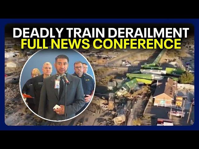 Train derailment in Pecos, TX: FULL NEWS CONFERENCE