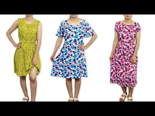 Great Dress Models To Dress Stylishly In Summer! Sewing Very Easy and Cute Dresses