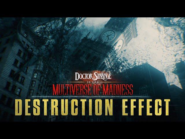 Destroyed City Effect From Doctor Strange in the Multiverse of Madness