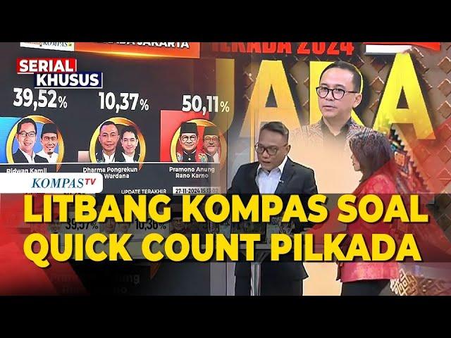 [FULL] Litbang Kompas Umumkan Hasil Quick Count Pilkada Jakarta, Jabar, Jateng, Jatim & Sumut