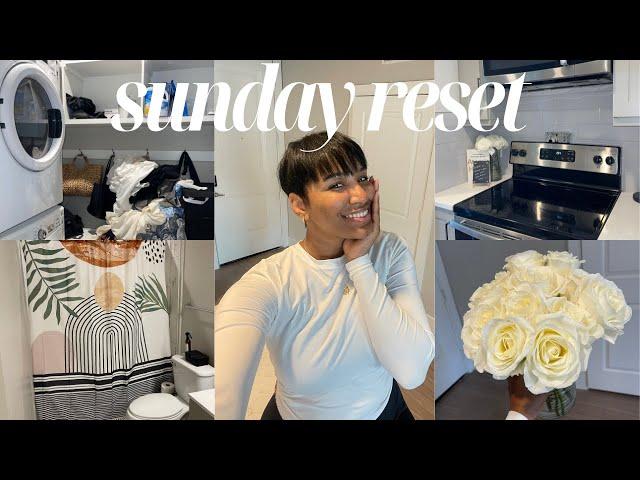 SUNDAY RESET in my NEW Apartment | extreme deep clean, meal prep, laundry & errands