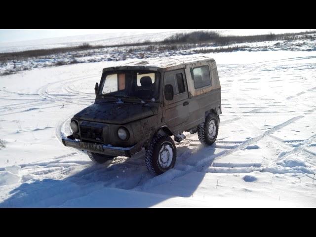 ЛУАЗ. На Луазе по льду дрифтуем