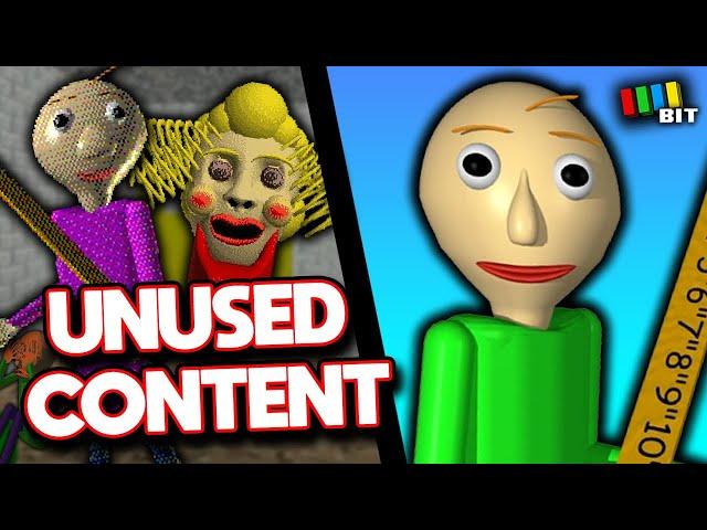 Baldi's Basics Classic Remastered Unused Content | LOST BITS [TetraBitGaming]