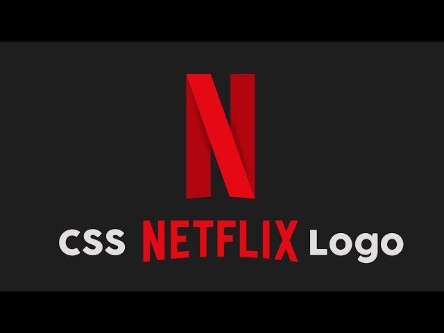 CSS Netflix Logo - How to Design Netflix logo using HTML and CSS