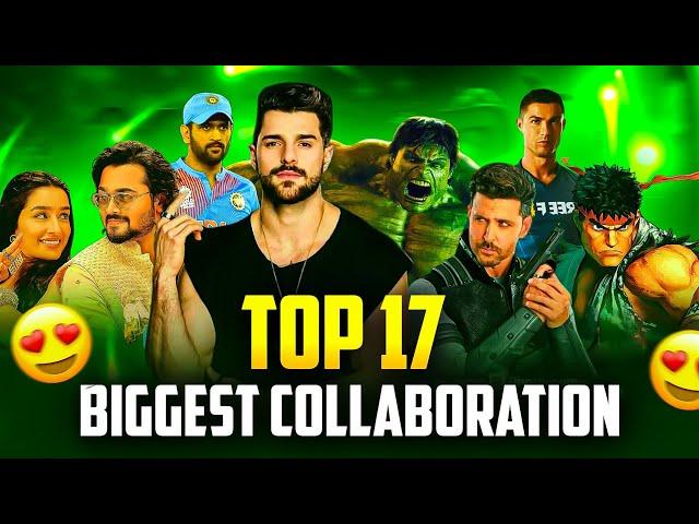 Top 17 Biggest Collaboration | कुछ ऐसे Collabration जिससे  Garena की जिंदगी बदल गई