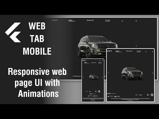 Part 02 - Flutter Web UI || Flutter Web Development || Flutter Responsive Web