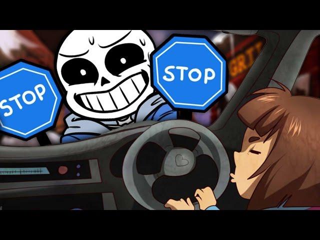 АНДЕРТЕЙЛ - ФРИСК УБИЛА САНСА МАШИНОЙ? АНДЕРТЕЙЛ ГОНКИ! UNDERTALE UNDERRACER