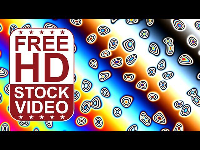 Free Stock Videos - abstract colorful spots morphing changing colors 2D animation