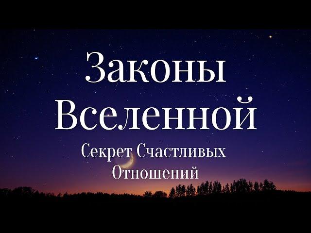 ЗАКОНЫ ВСЕЛЕННОЙ. ГЛАВНЫЙ СЕКРЕТ СЧАСТЛИВЫХ ОТНОШЕНИЙ