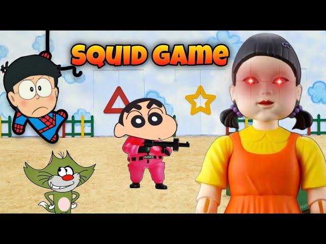 Shinchan Nobita And Jack Playing Squid Game | Gone Very Funny 