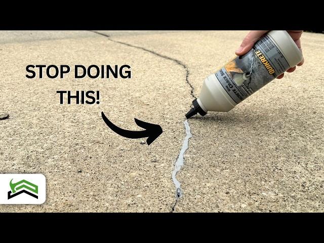 Don’t Make These Errors! Sealing Small Concrete Cracks Correctly