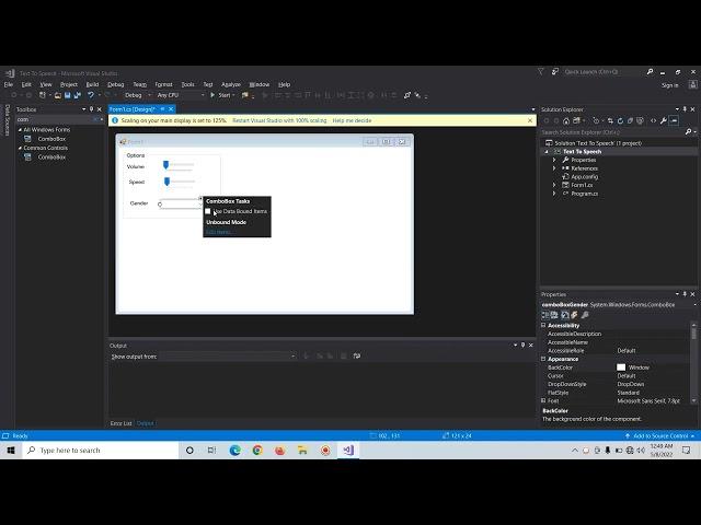 How to convert text to speech in Csharp in just 5 minutes! Text to speech application in WinForm C#