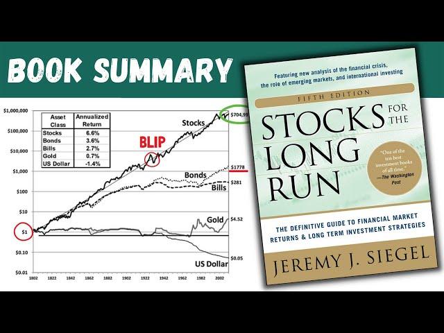 Stocks For The Long Run By Jeremy Siegel (TOP 5 LESSONS)