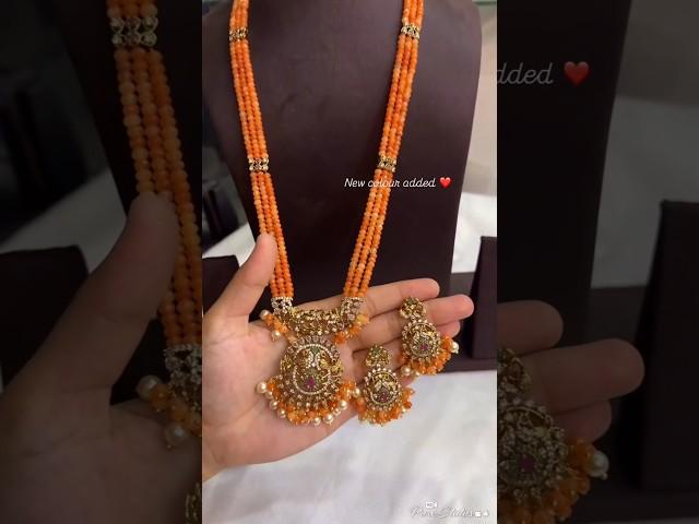 Gorgeous,Most demanding,Premium swaroski pearls & Beads jewellery in New designs#new #trending