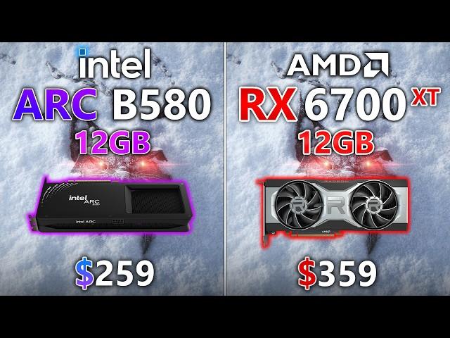 Intel ARC B580 vs RX 6700 XT - Test in 19 Games (1440p)