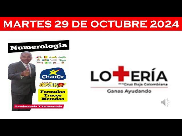 " RESULTADOS LOTERÍA CRUZ ROJA HOY  Martes 29 de Octubre 2024 - ¡Revisa tu Suerte!"