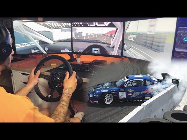 DRIFTING - VDC S15 - Sturup Raceway 2022 | Assetto Corsa (Steering Wheel + Triple Monitor)