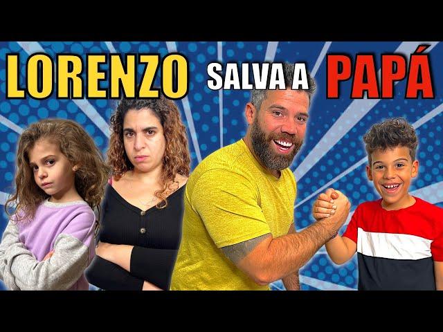 LORENZO siempre SALVANDO a su PAPÁ|4PLUSONE