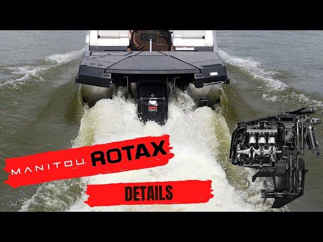 Full Details On The Manitou Pontoon BRP Rotax 150 Outboard