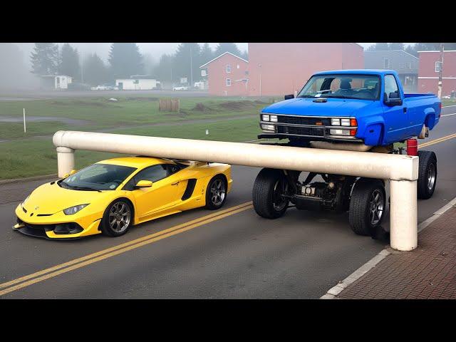 Car vs Low Pipes EXTREME Challenge #3 in BeamNG Drive