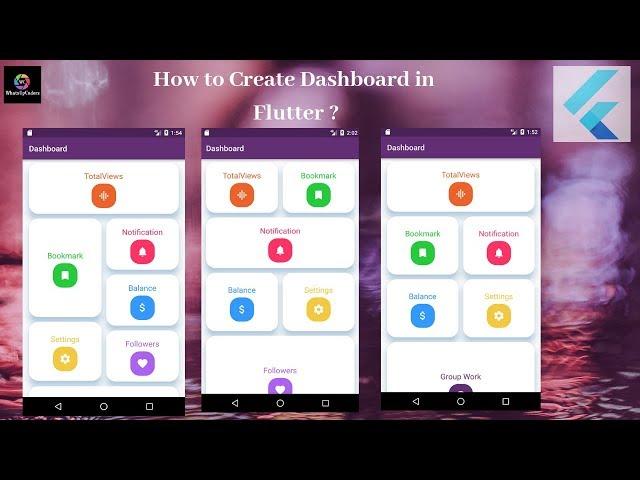 Flutter Tutorial - Flutter Dashboard Part 2