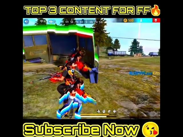 Top 3 Best Content For Free Fire YouTube Channel | Trending Content For YouTube 2023 | New Topic